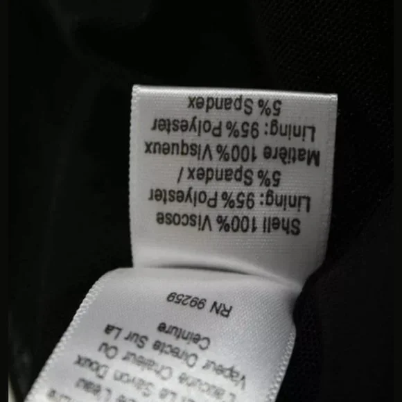 VERA WANG LAVENDER LABEL GOWN BLACK DRAPE DRESS 6 - Picture 5 of 6